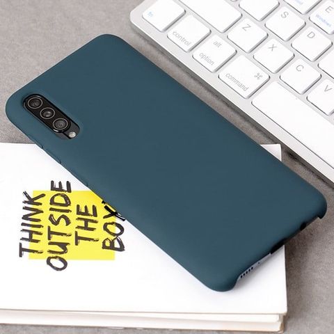 Ốp lưng Galaxy A50/A50S nhựa dẻo Fake Silicon JM Lục lam