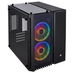  Case Corsair Crystal Series 280x Black Rgb Tempered Glass (micro-atx ) 