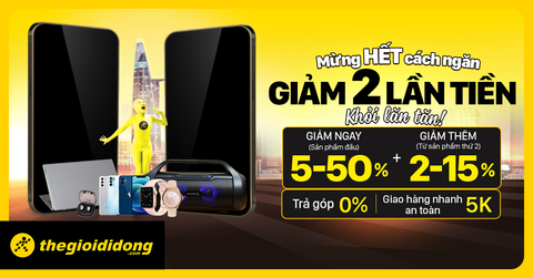 Tháng 10 Mừng Hết Cách Ngăn - Giảm 2 Lần Tiền khỏi lăn tăn