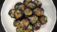  Cách làm kimbap khoai lang tím ngon lạ miệng đủ dưỡng chất cho cả nhà 