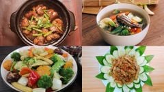  7 mâm cơm đơn giản thơm ngon dễ làm cho các chị em trong mùa dịch 