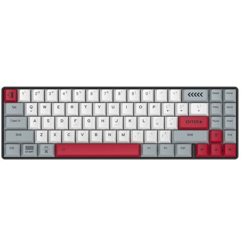 Bàn Phím Cơ Dareu Ek871 (grey-white) Bluetooth