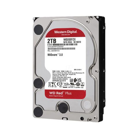 Ổ Cứng Hdd Wd Red Plus 2tb 3.5″ Sata 3 Wd20efzx