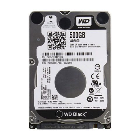 Ổ Cứng Laptop Hdd Wd Black 500gb 2.5″ Sata 3 Wd5000lpsx