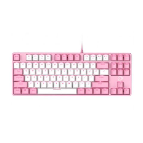 Bàn Phím Cơ Dareu Ek87 Pink White (pink Led) (blue/ Brown/ Red Sw)