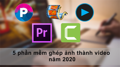  5 phần mềm ghép ảnh thành video tốt, chuyên nghiệp, miễn phí 2020 