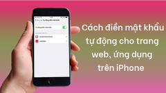  Cách điền mật khẩu tự động cho trang web trên iPhone 