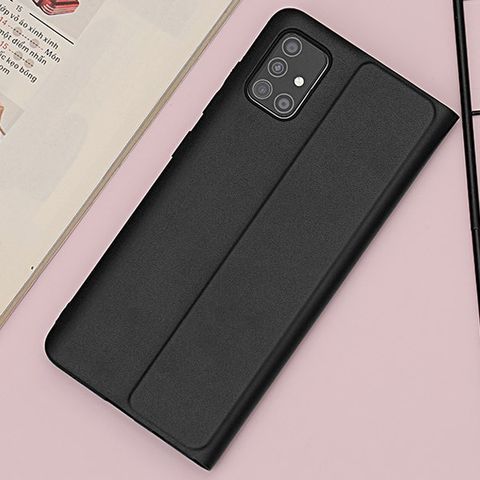 Ốp lưng Galaxy A51/A31 Nhựa cứng viền dẻo Flip IV MEEKER Đen