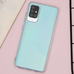  Ốp lưng Galaxy A51/A31 Nhựa dẻo Metalic MEEKER Silver 