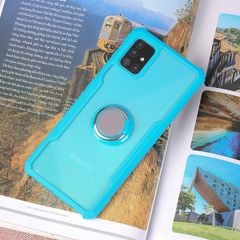 Ốp lưng Galaxy A51/A31 nhựa cứng viền dẻo DY RING JM DY RING Blue 