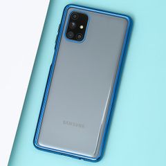  Ốp lưng Galaxy M51 Nhựa dẻo CHARM II JM Xanh 