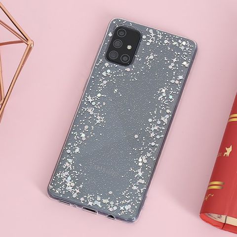 Ốp lưng Galaxy A71 Nhựa dẻo KOLAR IMD JM Bạc