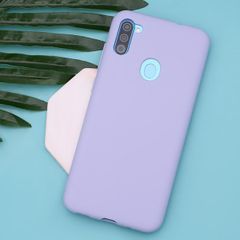  Ốp lưng Galaxy A11 Nhựa dẻo THICK CANDY JM Tím nhạt 