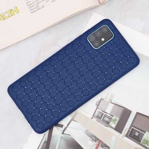 Ốp lưng Galaxy A51/A31 nhựa dẻo Woven OSMIA Navy