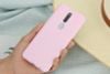 Ốp lưng Oppo F11 Pro nhựa dẻo Crisdear JM Hồng nhạt