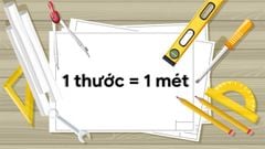  1 thước bằng bao nhiêu mét, cm, dm, mm, dam, hm, km, tấc, phân, li? 