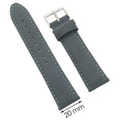 Dây da đồng hồ 20 mm xanh rêu G031 