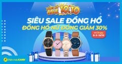  Flash sale 10.10: Xả hàng đồ hiệu - Đồng hồ nữ giảm tiền triệu, giá chỉ từ 600K. Mua ngay kẻo lỡ! 
