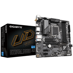  Mainboard Gigabyte B760M DS3H AX (rev. 1.x) | Intel B760, Socket 1700, Micro ATX, 4 khe DDR5 