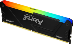  RAM Kingston Fury Beast 1x8GB 3600 DDR4 RGB (KF436C17BB2A/8) 