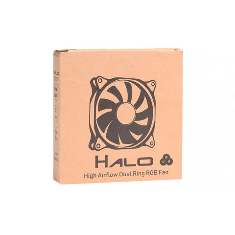 Fan Case Sama Halo Dual Ring Regular Rgb 12cm ( 7 Colors/rgb ) Breathing&change