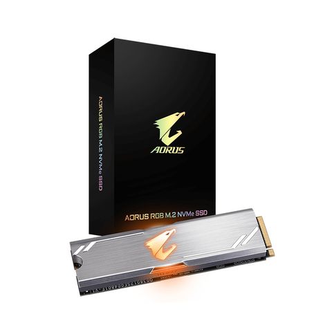 Ổ cứng SSD Gigabyte AORUS 512GB RGB M.2 2280 PCIe Gen 3×4 (Đọc 3480MB/s – Ghi 2000MB/s) – (GP-ASM2NE2512GTTDR)