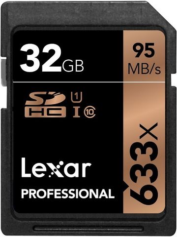 Lexar® Professional 633X Sdhc™/Sdxc™ Uhs-I Cards 32Gb
