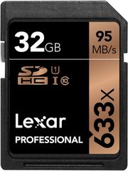  Lexar® Professional 633X Sdhc™/Sdxc™ Uhs-I Cards 32Gb 