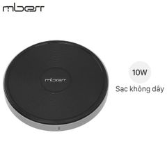  Đế sạc không dây Qi 10W Mbest AC63F3 Đen 