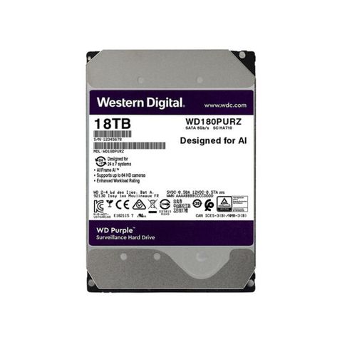 Ổ Cứng Hdd Wd Purple 6tb 3.5″ Sata 3 Wd62purz
