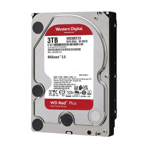 Ổ Cứng Hdd Wd Red Plus 3tb 3.5″ Sata 3 Wd30efzx