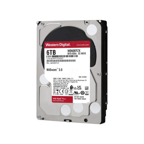 Ổ Cứng Hdd Wd Red Plus 6tb 3.5″ Sata 3 Wd60efzx