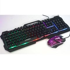  Combo phím chuột giả cơ LIMEIDE T21 Trắng 