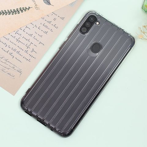 Ốp lưng Galaxy A11 Nhựa dẻo Rainging JM Đen