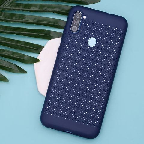 Ốp lưng Galaxy A11 Nhựa dẻo Simo soft JM Navy
