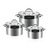 Bộ 3 nồi inox 5 đáy Kalite KL-333