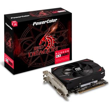 Card Màn Hình Powercolor Red Dragon Radeon Rx 550 4gb Gddr5