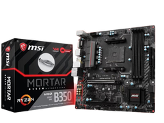  Mainboard Msi B350m Mortar Amd Ryzen Socket Am4 (618el) 