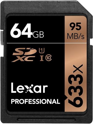 Lexar® Professional 633X Sdhc™/Sdxc™ Uhs-I Cards 64Gb