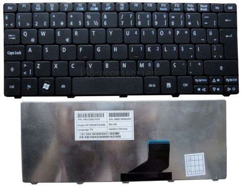 Bàn phím Axioo centaur M72, M720,M721,M722,M725,M73