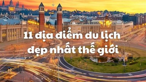 Top 11 địa điểm du lịch đẹp nhất thế giới không nên bỏ lỡ