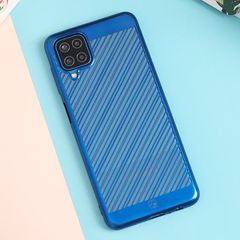  Ốp lưng Galaxy A12 Nhựa dẻo Meteori JM Xanh 