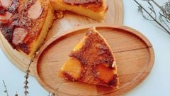  Cách làm bánh bông lan đào caramel thơm ngon, cực hấp dẫn 