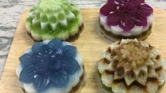  2 cách làm bánh Trung Thu rau câu nhân phô mai mát lạnh béo ngậy núng nính 