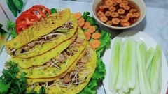  2 cách làm bánh xèo miền Bắc thơm ngon giòn rụm chuẩn vị dễ làm tại nhà 