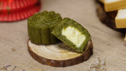 Cách làm bánh trung thu trà xanh phô mai bằng sandwich siêu ngon, dễ làm
