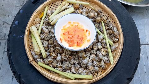 2 cách làm ốc hương nướng mọi dai ngon hấp dẫn nhâm nhi cực đã