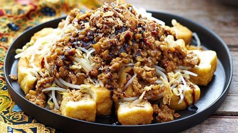 Cách làm đậu phụ sốt bơ đậu phộng ngon bùi béo cho ngày chay ngon miệng