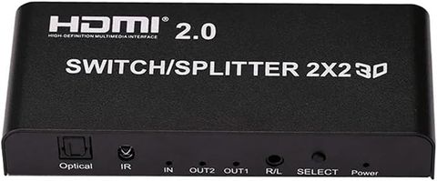 Bộ gộp chia HDMI 2 vào 2 ra 4K60Hz L6AS0F7