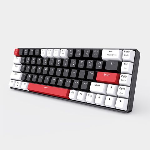 Bàn Phím Cơ E-DRA EK368L White And Black Brown Switch